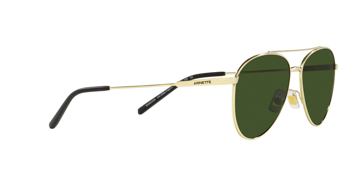 Arnette Sidecar 0AN3085 739/71 58 Brushed Light Gold / Dark Green 58 / Plastic / Metal