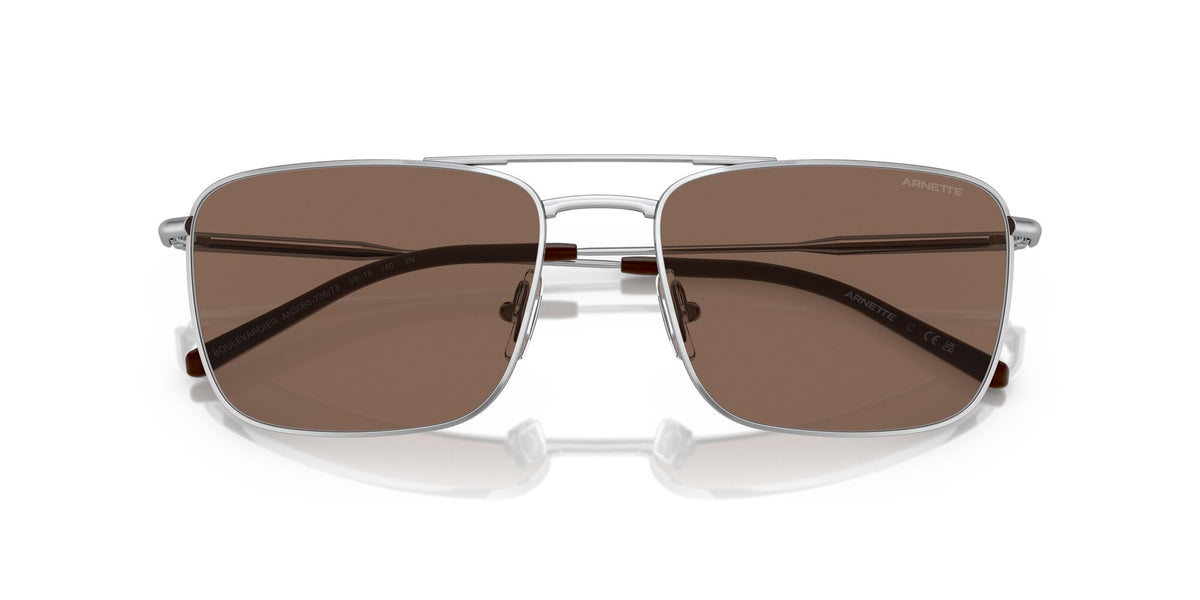 Arnette Boulevardier 0AN3088 736/73 59 Silver / Dark Brown 59 / Polycarbonate / Metal / Metal
