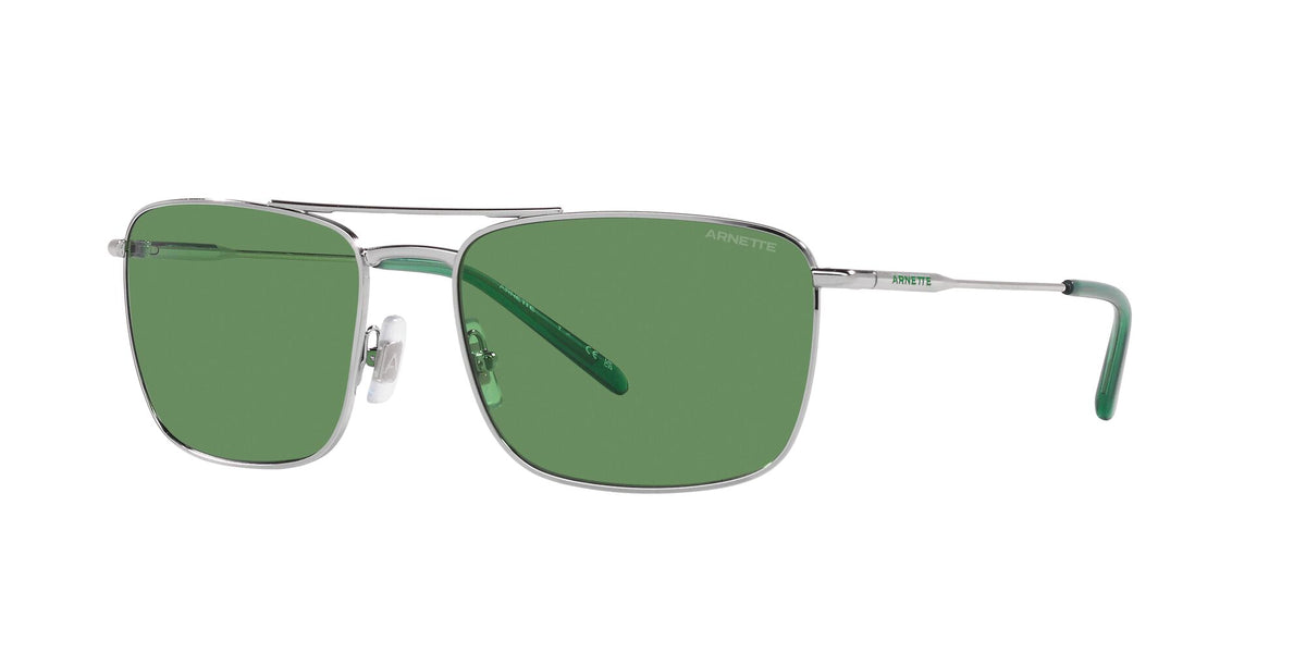 Arnette Boulevardier 0AN3088 758/2 59 Silver / Green 59 / Polycarbonate / Metal / Metal