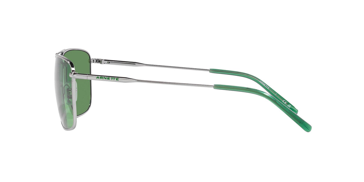 Arnette Boulevardier 0AN3088 758/2 59 Silver / Green 59 / Polycarbonate / Metal / Metal
