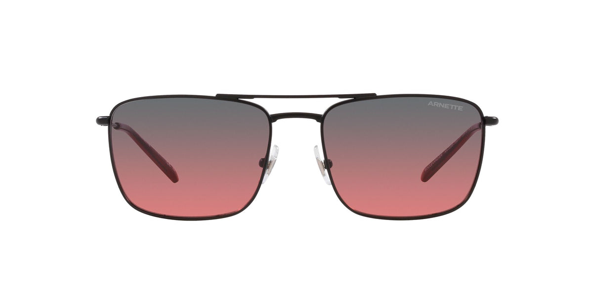 Arnette Boulevardier 0AN3088 759/77 59 Matte Black / Fifty Black/Red 59 / Polycarbonate / Metal / Metal