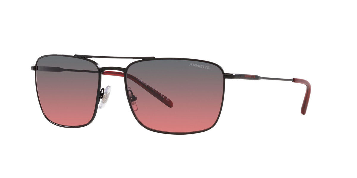 Arnette Boulevardier 0AN3088 759/77 59 Matte Black / Fifty Black/Red 59 / Polycarbonate / Metal / Metal