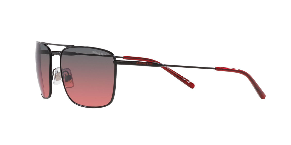 Arnette Boulevardier 0AN3088 759/77 59 Matte Black / Fifty Black/Red 59 / Polycarbonate / Metal / Metal