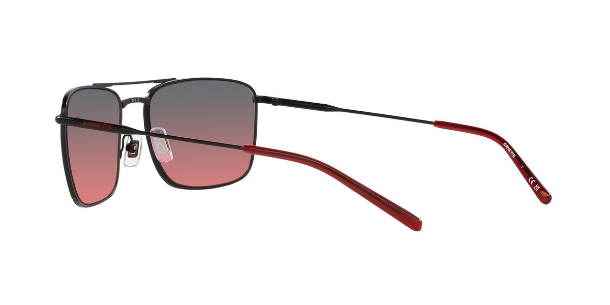Arnette Boulevardier 0AN3088 759/77 59 Matte Black / Fifty Black/Red 59 / Polycarbonate / Metal / Metal