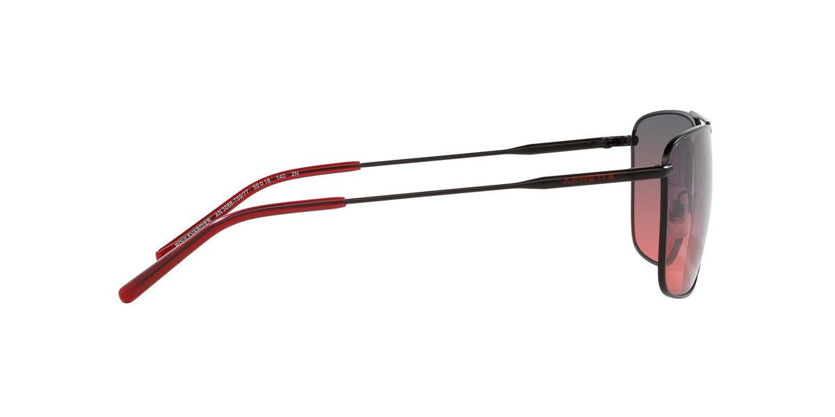 Arnette Boulevardier 0AN3088 759/77 59 Matte Black / Fifty Black/Red 59 / Polycarbonate / Metal / Metal