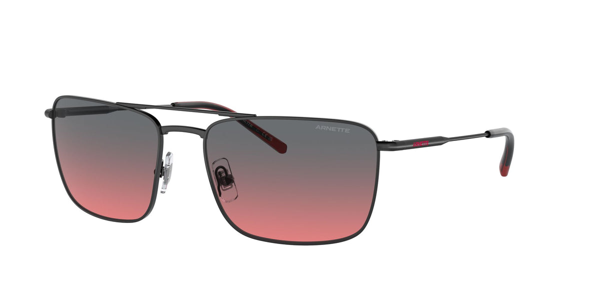 Arnette Boulevardier 0AN3088 759/77 59 Matte Black / Fifty Black/Red 59 / Polycarbonate / Metal / Metal