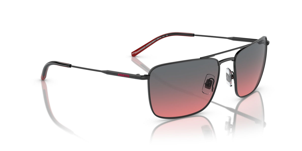 Arnette Boulevardier 0AN3088 759/77 59 Matte Black / Fifty Black/Red 59 / Polycarbonate / Metal / Metal