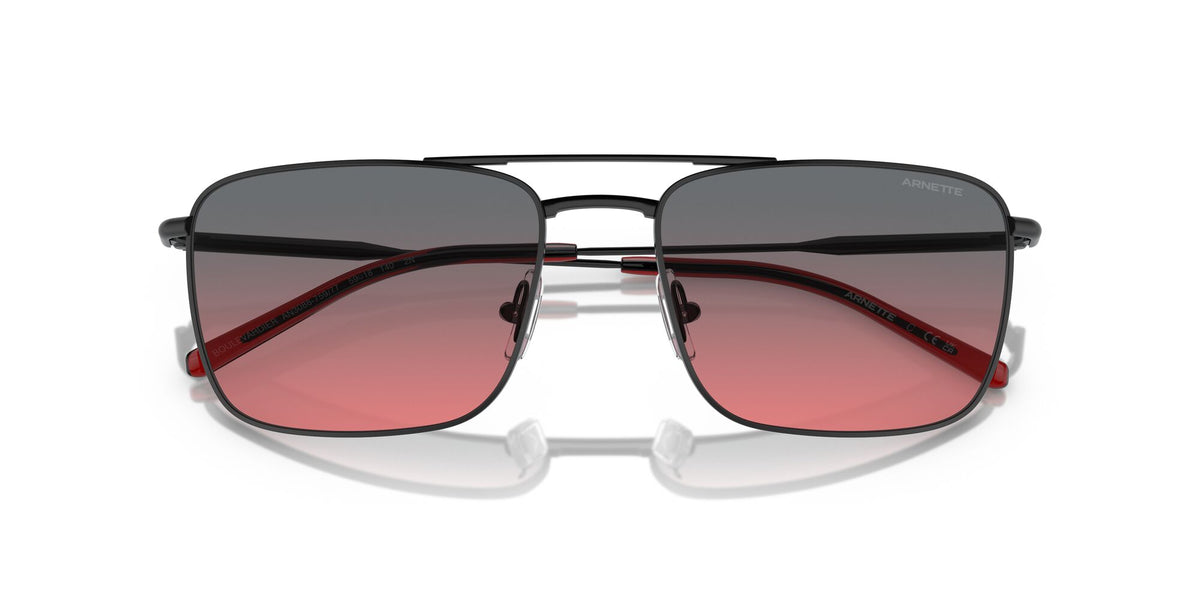 Arnette Boulevardier 0AN3088 759/77 59 Matte Black / Fifty Black/Red 59 / Polycarbonate / Metal / Metal