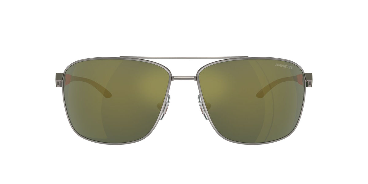 Arnette Beverlee 0AN3089 741/6R 65 Gunmetal / Dark Green Mirror Petrol 65 / Polycarbonate / Metal / Injected