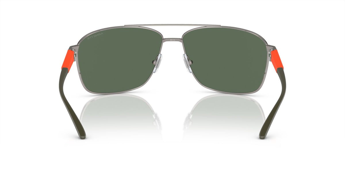 Arnette Beverlee 0AN3089 741/6R 65 Gunmetal / Dark Green Mirror Petrol 65 / Polycarbonate / Metal / Injected