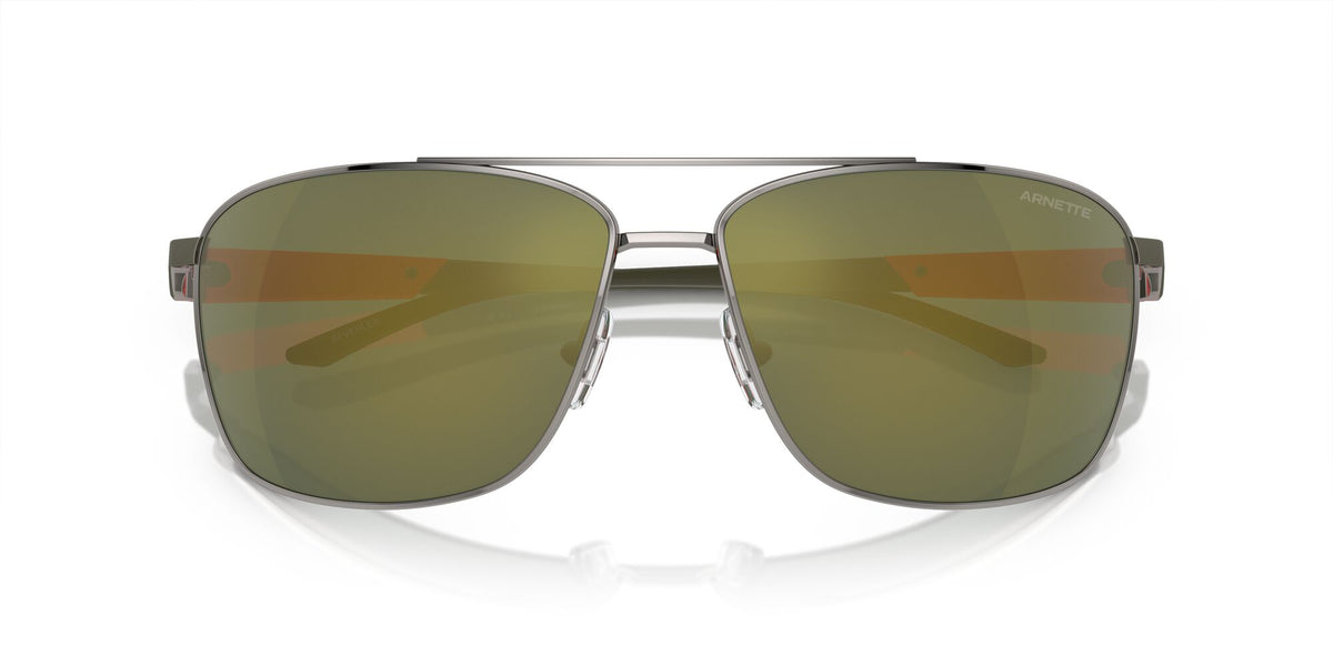 Arnette Beverlee 0AN3089 741/6R 65 Gunmetal / Dark Green Mirror Petrol 65 / Polycarbonate / Metal / Injected