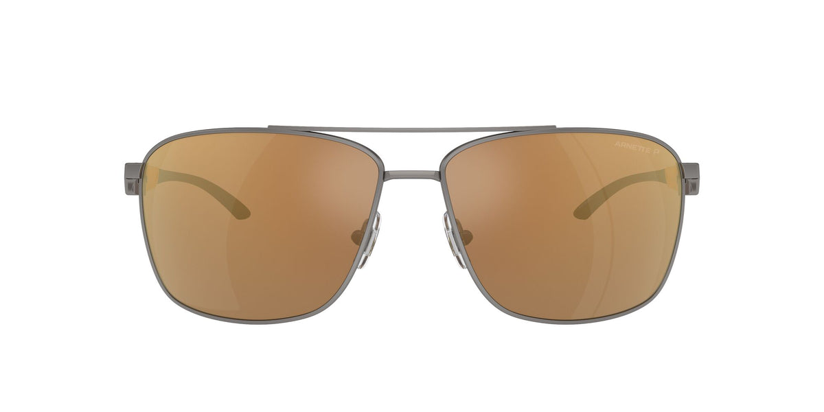 Arnette Beverlee 0AN3089 745/2T 65 Matte Gunmetal / Brown Mirror Gold Polarized 65 / Polycarbonate / Metal / Injected