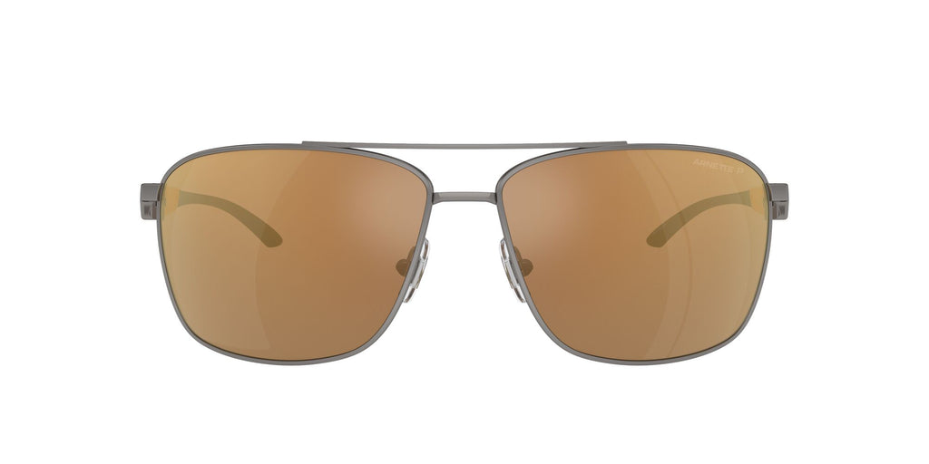 Arnette Beverlee 0AN3089 745/2T 65 Matte Gunmetal / Brown Mirror Gold Polarized 65 / Polycarbonate / Metal / Injected