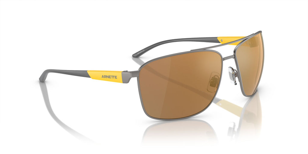 Arnette Beverlee 0AN3089 745/2T 65 Matte Gunmetal / Brown Mirror Gold Polarized 65 / Polycarbonate / Metal / Injected