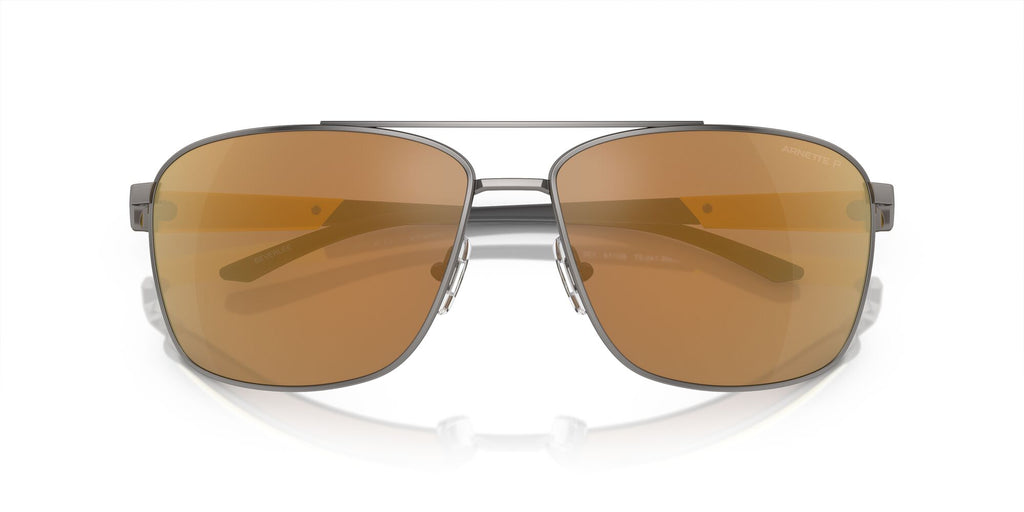 Arnette Beverlee 0AN3089 745/2T 65 Matte Gunmetal / Brown Mirror Gold Polarized 65 / Polycarbonate / Metal / Injected