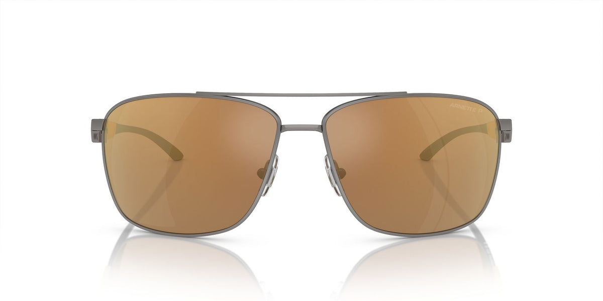 Arnette Beverlee 0AN3089 745/2T 65 Matte Gunmetal / Brown Mirror Gold Polarized 65 / Polycarbonate / Metal / Injected