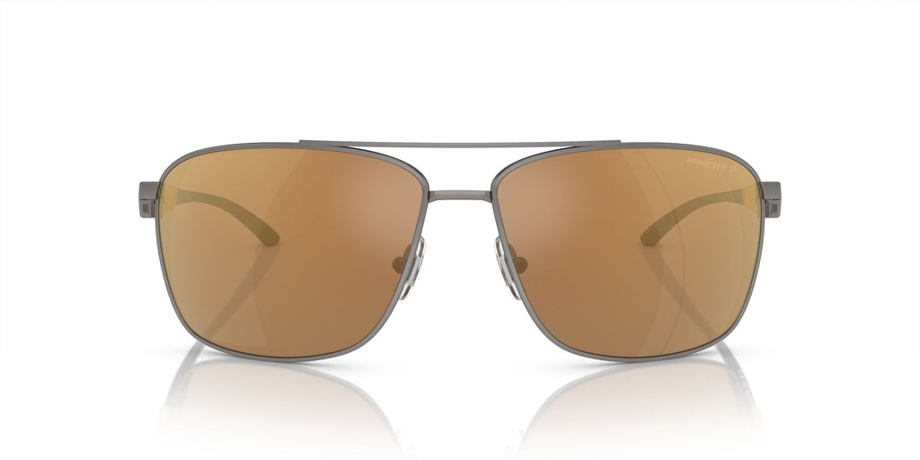 Arnette Beverlee 0AN3089 745/2T 65 Matte Gunmetal / Brown Mirror Gold Polarized 65 / Polycarbonate / Metal / Injected