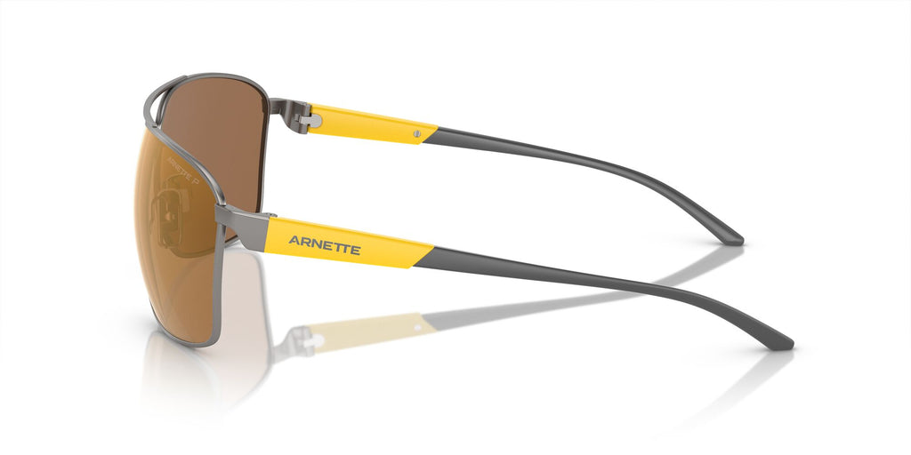 Arnette Beverlee 0AN3089 745/2T 65 Matte Gunmetal / Brown Mirror Gold Polarized 65 / Polycarbonate / Metal / Injected