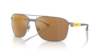 Arnette Beverlee 0AN3089 745/2T 65 Matte Gunmetal / Brown Mirror Gold Polarized 65 / Polycarbonate / Metal / Injected