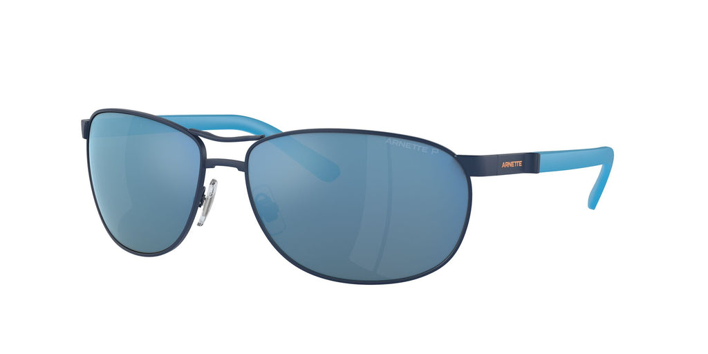 Arnette Belgrano 0AN3090 744/22 64 Matte Blue / Dark Grey Mirror Water Polarized