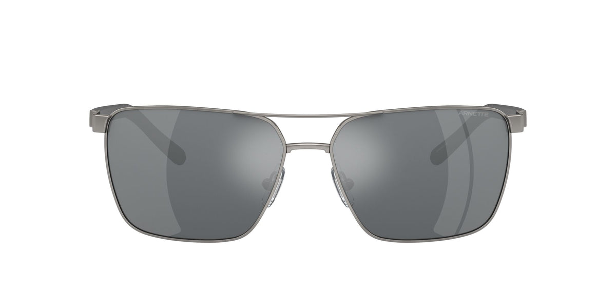 Arnette Barracas 0AN3091 741/6G 61 Gunmetal / Light Grey Mirror Black