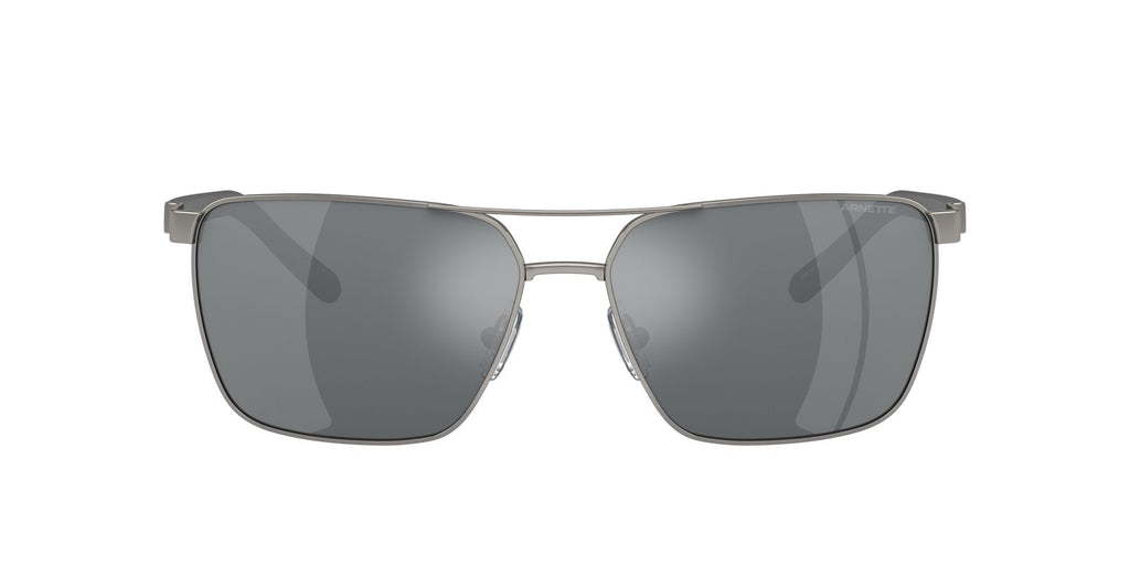 Arnette Barracas 0AN3091 741/6G 61 Gunmetal / Light Grey Mirror Black