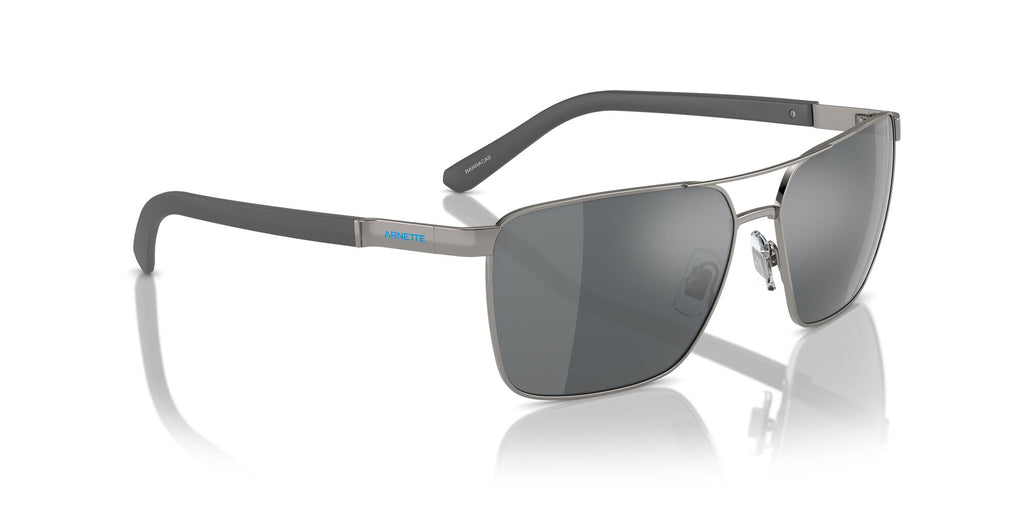 Arnette Barracas 0AN3091 741/6G 61 Gunmetal / Light Grey Mirror Black