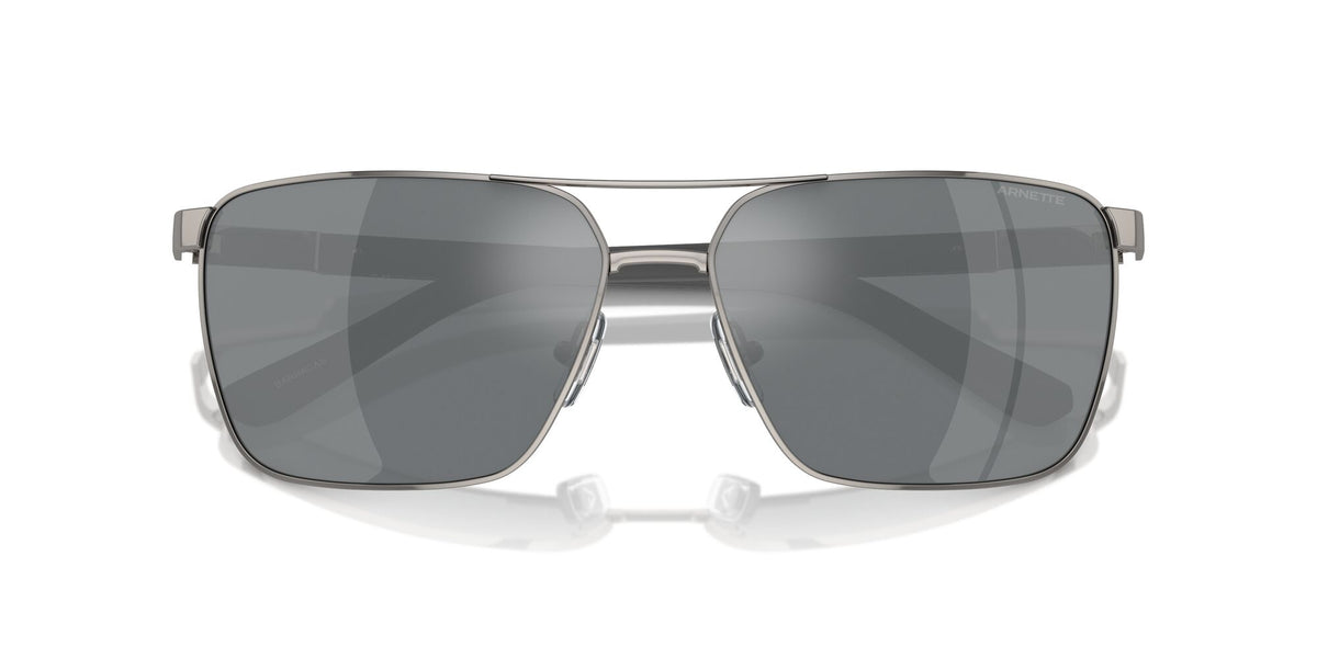 Arnette Barracas 0AN3091 741/6G 61 Gunmetal / Light Grey Mirror Black