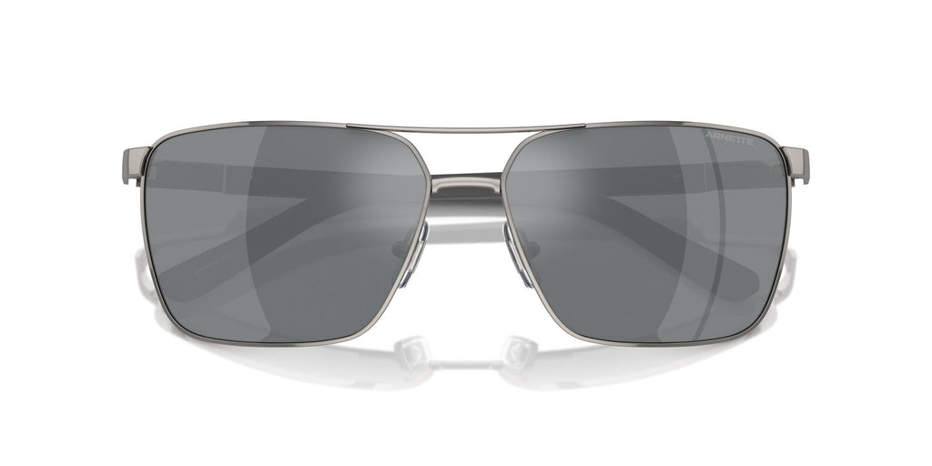 Arnette Barracas 0AN3091 741/6G 61 Gunmetal / Light Grey Mirror Black