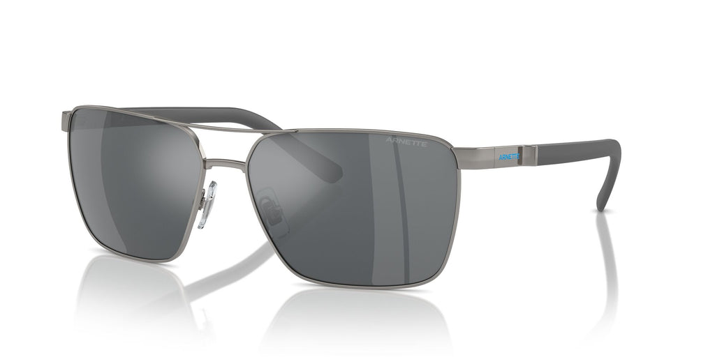 Arnette Barracas 0AN3091 741/6G 61 Gunmetal / Light Grey Mirror Black