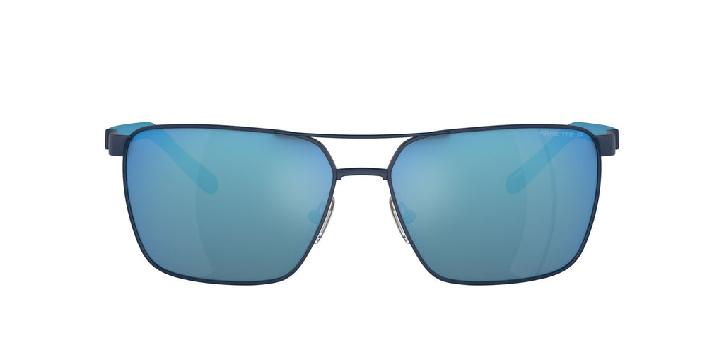 Arnette Barracas 0AN3091 744/22 61 Matte Blue / Dark Grey Mirror Water Polarized