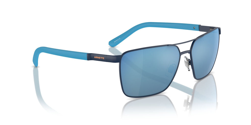 Arnette Barracas 0AN3091 744/22 61 Matte Blue / Dark Grey Mirror Water Polarized