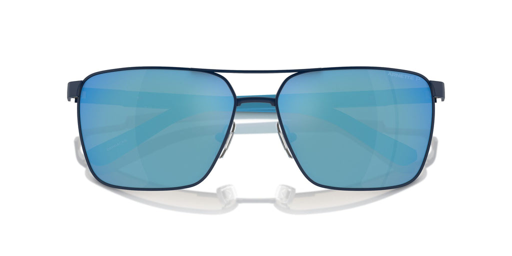 Arnette Barracas 0AN3091 744/22 61 Matte Blue / Dark Grey Mirror Water Polarized