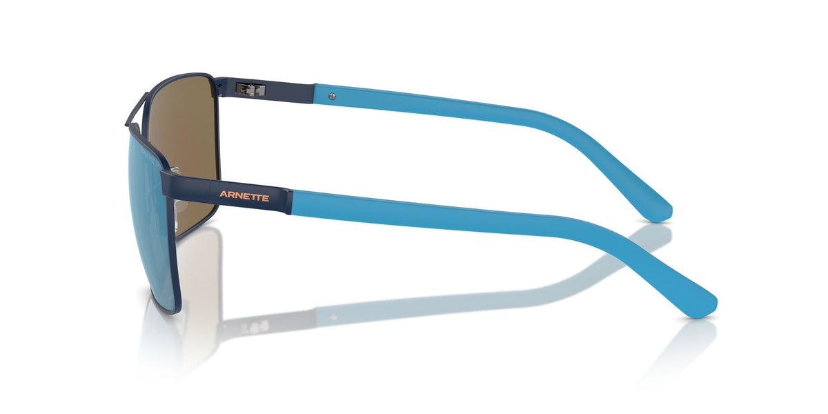 Arnette Barracas 0AN3091 744/22 61 Matte Blue / Dark Grey Mirror Water Polarized
