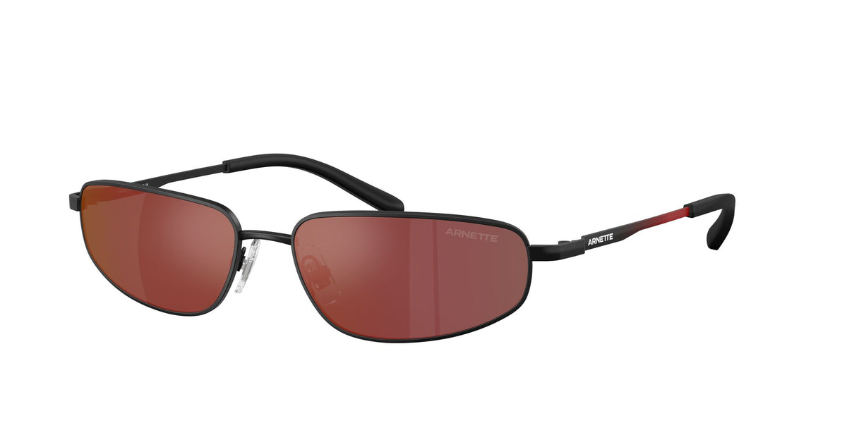 Arnette Narro 0AN3092 771/6Q 58 Matte Black/ Grey Mirror Orange/Yellow