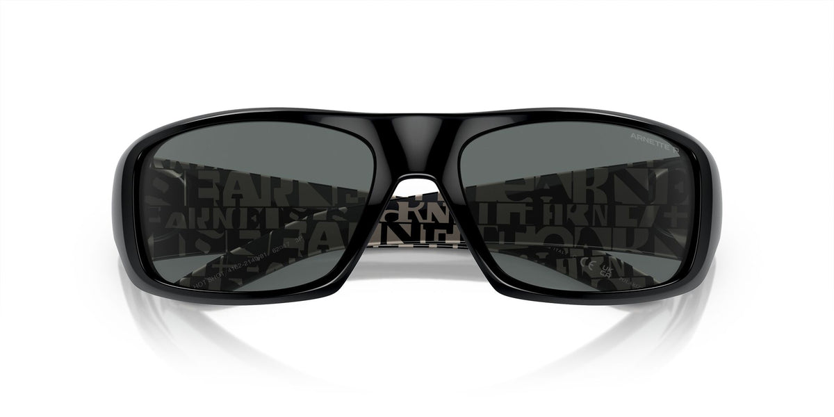 Arnette Hot Shot 0AN4182 214981 62 Shiny Black / Polarized Dark Grey 62 / Plastic / Plastic