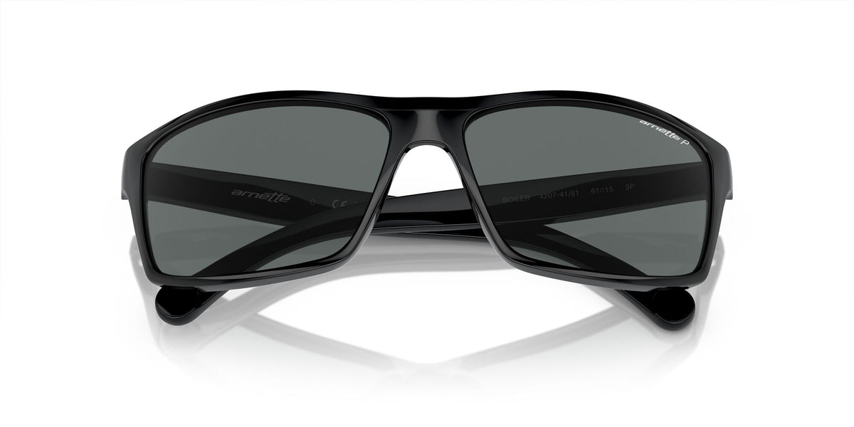 Arnette Boiler 0AN4207 Shiny Black / Polarised Dark Grey 61 / Plastic / Injected / Injected