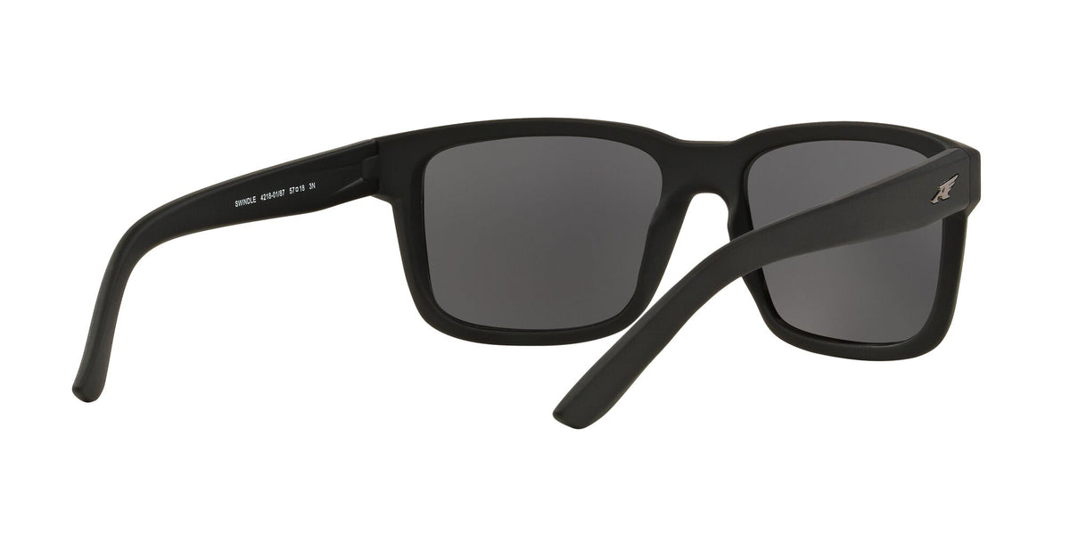 Arnette Swindle 0AN4218 01/87 57 Matte Black / Dark Grey 57 / Plastic / Injected / Injected