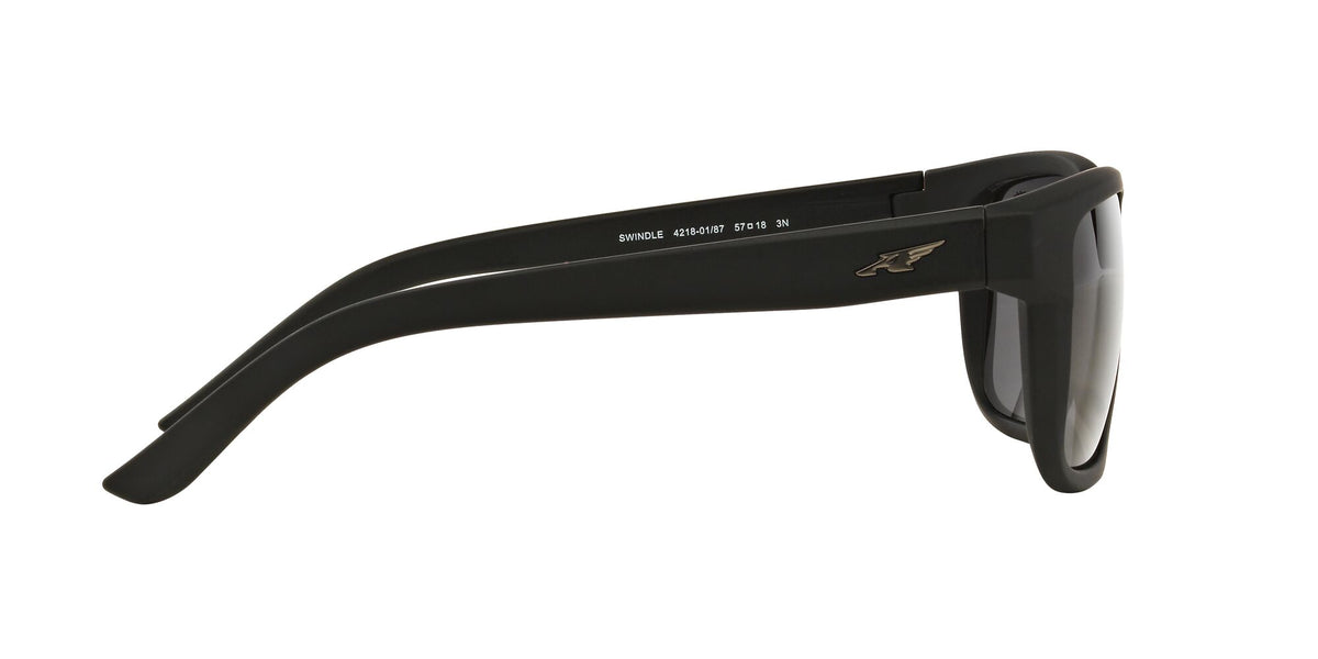 Arnette Swindle 0AN4218 01/87 57 Matte Black / Dark Grey 57 / Plastic / Injected / Injected