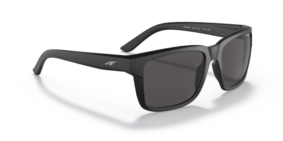 Arnette Swindle 0AN4218 01/87 57 Matte Black / Dark Grey 57 / Plastic / Injected / Injected