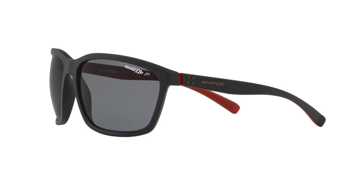 Arnette Matt 0AN4249 Black -Maat Red /Dark grey Polarised