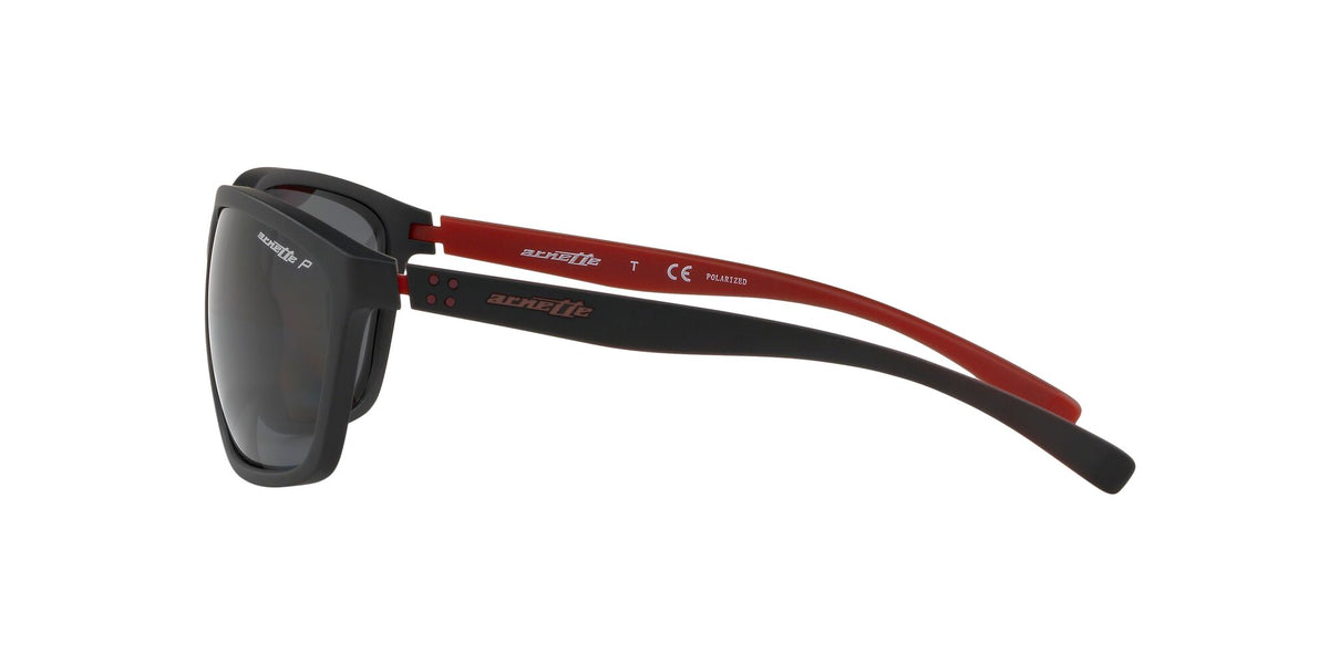Arnette Matt 0AN4249 Black -Maat Red /Dark grey Polarised