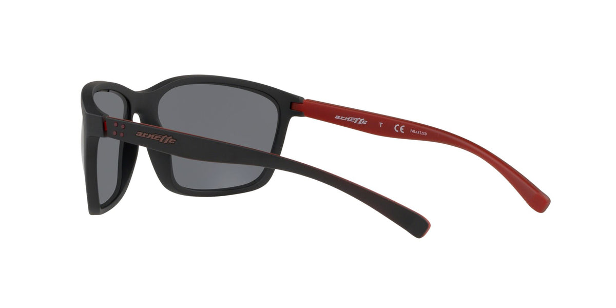 Arnette Matt 0AN4249 Black -Maat Red /Dark grey Polarised