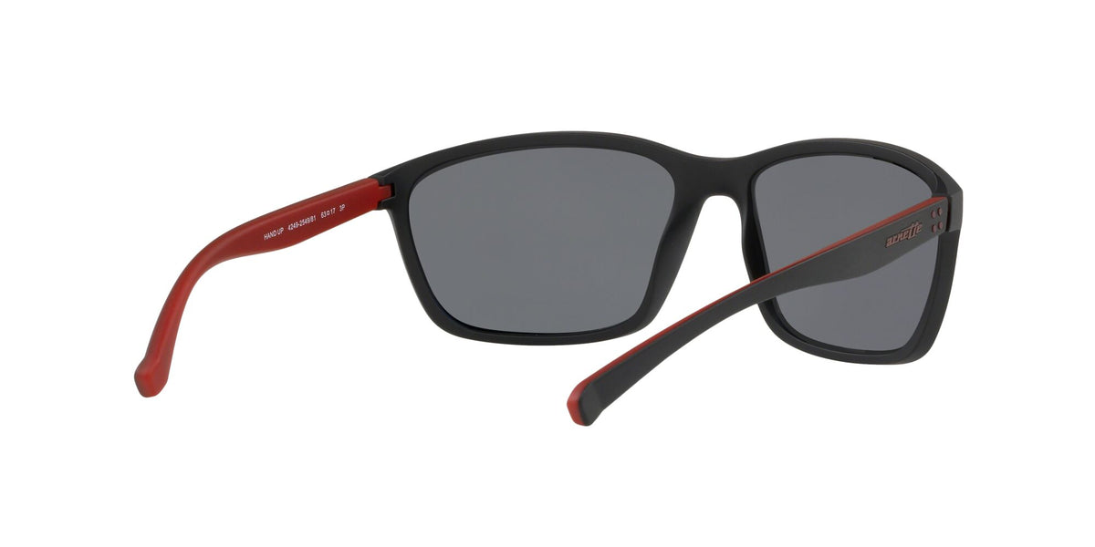 Arnette Matt 0AN4249 Black -Maat Red /Dark grey Polarised