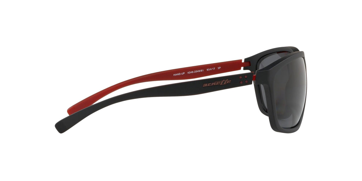 Arnette Matt 0AN4249 Black -Maat Red /Dark grey Polarised