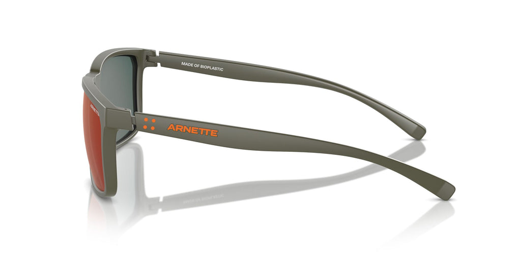 Arnette Stripe 0AN4251 28546R 58 Matte Military / Grey Mirror Orange/Yellow