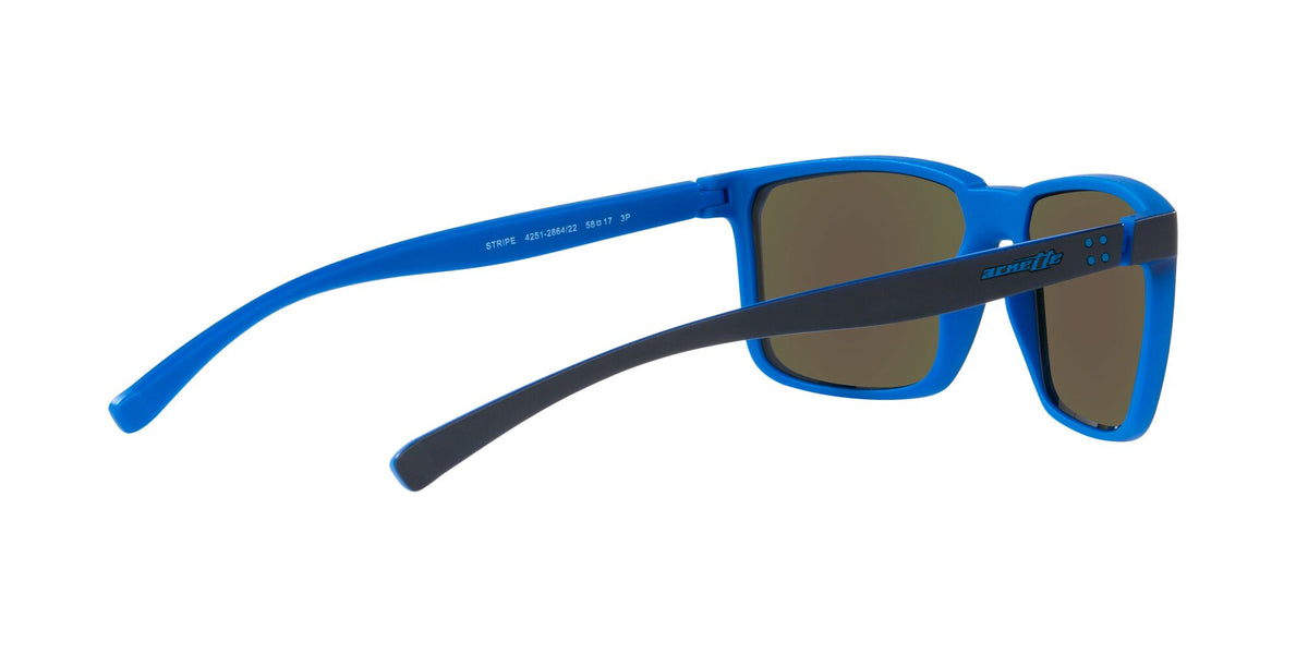 Arnette Stripe 0AN4251 286422 58 Matte Top Navy On Light Blue / Dark Grey Mirror Water Polar 58 / Plastic / Plastic