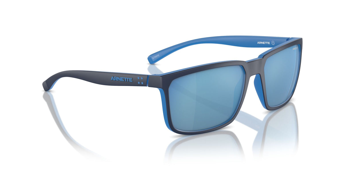 Arnette Stripe 0AN4251 286422 58 Matte Top Navy On Light Blue / Dark Grey Mirror Water Polar 58 / Plastic / Plastic