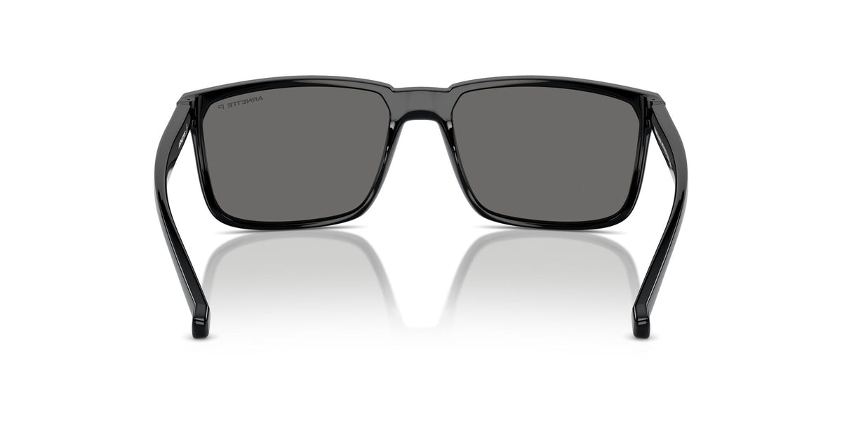 Arnette Stripe 0AN4251 2900Z3 58 Black Recycled / Grey Mirror Silver 80 Polarized