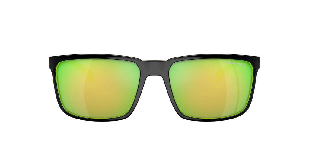 Arnette Stripe 0AN4251 29421I 58 Black/Fluo Green / Dark Grey Mirror Green Polarized